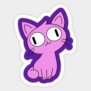 Pink cat Sticker